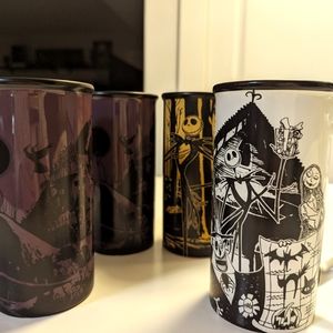 Set of 4 Nightmare Before Christmas Mugs